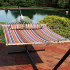 Sunnydaze Quilted Outdoor Hammock - Image 2