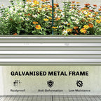Outsunny Galvanised Raised Garden Bed - Image 8