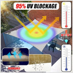 ColourTree TAPR1616 Custom Size 19' x 24' Sand Beige Sun Shade Sail Canopy UV - Image 2