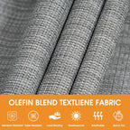 Lazy Daze Hammocks 11 FT Double Outside Hammock Quick Dry Olefin Fabric Hammock - Image 3