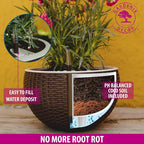 GARDENIX DECOR Self Watering Hanging Planter, Coco Coir, - Image 4
