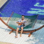 Lazy Daze Hammocks 10.5 FT Double 2 Person Caribbean Rope Hammock, Hand Woven - Image 7