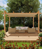 10 x 13 ft Aluminum Pergola - Image 4