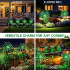 suddus St. Patrick's Day Decorations Solar Firework Lights - Image 7