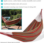 Sunnydaze Double Brazilian Cotton Hammock - Image 2