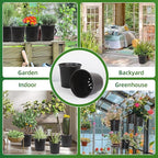 50 Pcs 2 Gallon Nursery Pots, Thickened Soft Plastic Plant Pots - Image 4
