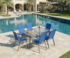MAMIZO Patio Dining Chairs, Stackable All Weather Teslin Chair, Heavy Duty - Image 9