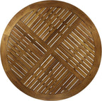 Christopher Knight Home Adn Outdoor 47" Round Acacia Wood Dining Table - Image 9