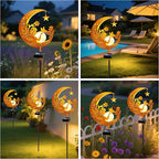 YJFWAL Garden Solar Fairy Lights Pathway Stake Lights Glass Globe - Image 7