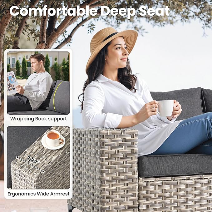 ovios 5-Piece Patio Furniture Set - Image 4