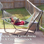 Sunnydaze Quilted Outdoor Hammock - Image 4