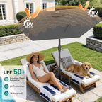 AreShark 7.5FT Patio Umbrella Table Market Umbrella - Image 7