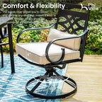 PHI VILLA 7 Pieces Outdoor Dining Set - Image 3