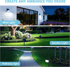 Solar Spot Lights Outdoor Waterproof IP65, 6 Pack, Cool Light, 2 Lighting Modes - Image 7