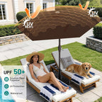 AreShark 7.5FT Patio Umbrella Table Market Umbrella - Image 5
