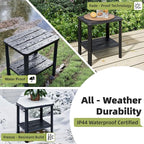 NUNU LAB Outdoor Chaise Lounge Chair Set of 3（2 of Chair and 1 of Side Table） - Image 6