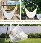 Sunnydaze Outdoor Hammock Chair Swing - Image 5
