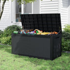 Outdoor Storage Box, Resin Deck Boxes Indoor and outdoor, Waterproof Storage - Image 2