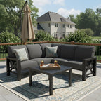 NATURAL EXPRESSIONS 6 Pieces Patio Furniture Sets, Metal Outdoor Sectional - Image 8