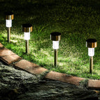 GIGALUMI 16 Pack Solar Lights Outdoor Waterproof, Stainless Steel LED Solar - Image 3