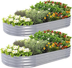 Galvanized Raised Garden Bed, Raised Beds by AmazStove