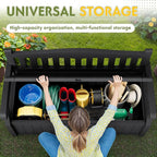 Greesum 80 Gallon Outdoor Storage Bench Deck Box - Image 5