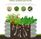 2-Pack 2x1ft Galvanized Raised Garden Bed, Outdoor Planter Bed, Metal Planter - Image 3