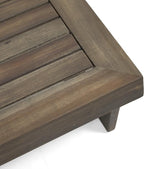 GDFStudio Outdoor Acacia Wood Coffee Table - Image 6