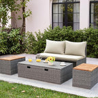 Flamaker Outdoor Rattan Daybed - Image 2