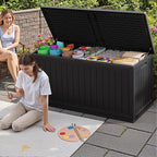 JUMMICO 270 Gallon Outdoor Storage Deck Box - Image 6