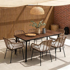 70 Inch Patio Outdoor Dining Table - Image 3