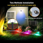 Christmas RGBW Landscape Spotlight, 12W RGBW Color Changing Outdoor Spot Lights - Image 7