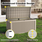 320 Gallon Outdoor Deck Box, Lockable Waterproof Outdoor Storage Boxes - Image 4