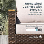 PHI VILLA Half-Moon Patio Furniture Set - Image 4