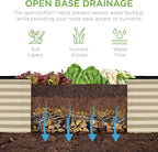 Best Choice Products 8x2x2ft Outdoor Metal Raised Garden Bed, Rectangular Deep - Image 3