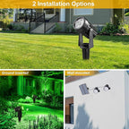 Green Solar Spot Lights Outdoor, 2 Pack Solar Landscape Spotlights IP65 - Image 6