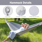 SUNCREAT Stand Alone Hammocks for Outside, 2 Person Self Standing Hammock - Image 3