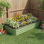 INNO STAGE 2Pcs Galvanized Raised Garden Bed Kit, Rust-Resistant & Easy Assembly - Image 9