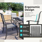Pamapic 5-Piece Outdoor Dining Set, Patio Dining Set - Image 5