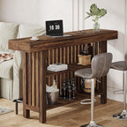 Tribesigns Large 2-Tier Bar Table, 63-Inch Mini Pub Table - Image 8