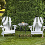 2 Packs Metal Mosaic Round Side Tables 13.4" Small Outdoor Patio Round Accent - Image 7