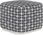 SIMPLIHOME Noreen Square Pouf by SimpliHome