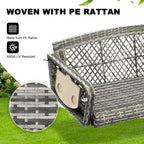 Outdoor Wicker Patio Porch Swing - Image 3