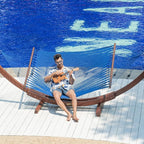 Lazy Daze Hammocks 10.5 FT Double 2 Person Caribbean Rope Hammock, Hand Woven - Image 9