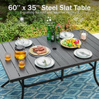 PHI VILLA 7 Piece Outdoor Dining Set - Image 2
