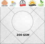 Royal Shade 16' x 20' White Rectangle Sun Shade Sail Canopy Outdoor Patio - Image 8