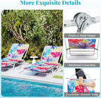 GYMAX Tanning Chair, 330lbs Capacity & Shoulder Strap, Portable Layout - Image 7