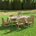 Stoog 7-Piece All-Weather Patio Dining Set, HIPS Dining Table - Image 8