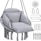 Macrame Hammock Hanging Swinging Chair by KROFEM