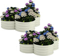 Garvee 2 Pack Galvanized Raised Garden Bed, Outdoor Planter Box by Garvee